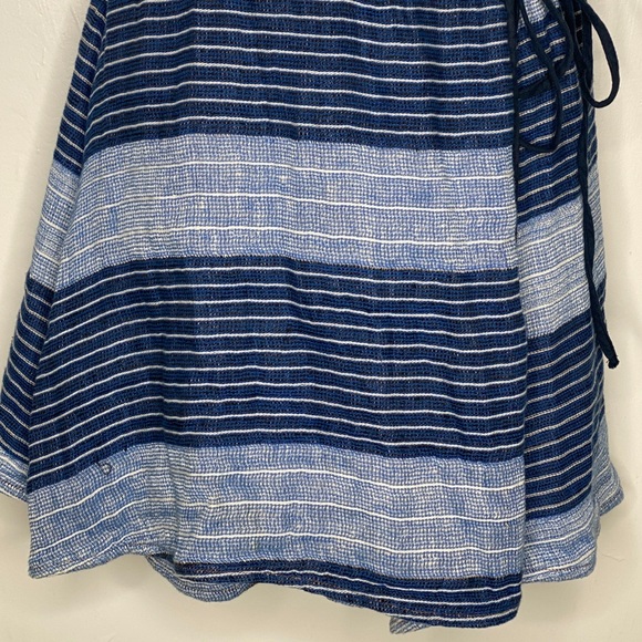 Ace & Jig Linen Blend Wrap Dress Womens Size Small - Picture 4 of 10